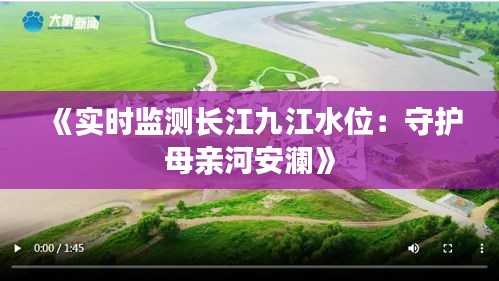 《实时监测长江九江水位：守护母亲河安澜》