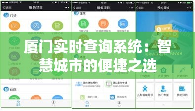 厦门实时查询系统：智慧城市的便捷之选