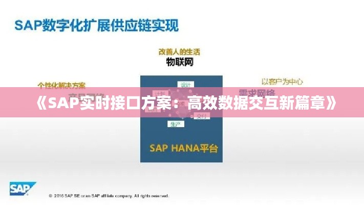 《SAP实时接口方案：高效数据交互新篇章》