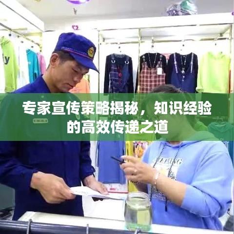 专家宣传策略揭秘，知识经验的高效传递之道