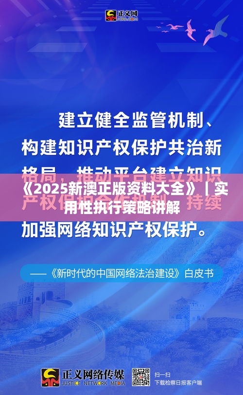 《2025新澳正版资料大全》｜实用性执行策略讲解