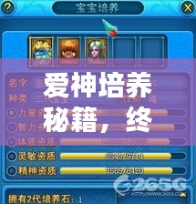 爱神培养秘籍，终极攻略大全（最新版）