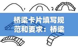桥梁卡片填写规范和要求：桥梁卡通简笔画 
