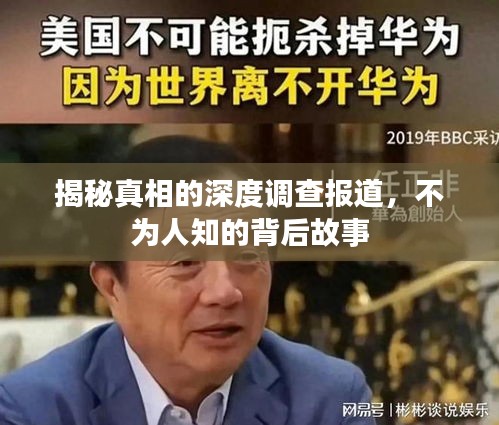 揭秘真相的深度调查报道，不为人知的背后故事