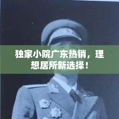 独家小院广东热销，理想居所新选择！