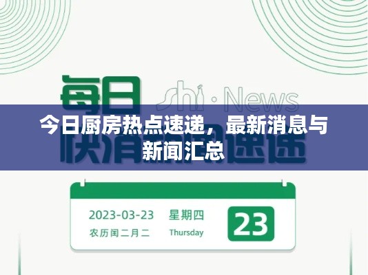 今日厨房热点速递，最新消息与新闻汇总