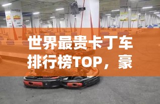 世界最贵卡丁车排行榜TOP，豪华速度与激情的完美结合！