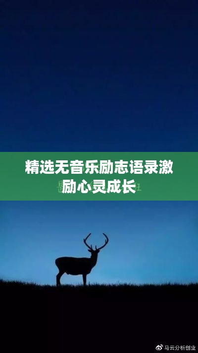 精选无音乐励志语录激励心灵成长