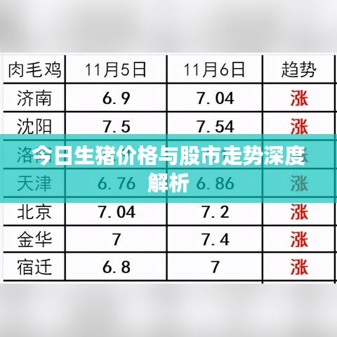 今日生猪价格与股市走势深度解析