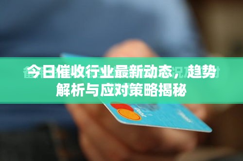 今日催收行业最新动态，趋势解析与应对策略揭秘