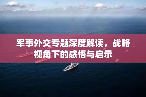 军事外交专题深度解读，战略视角下的感悟与启示