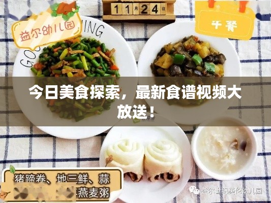 今日美食探索，最新食谱视频大放送！