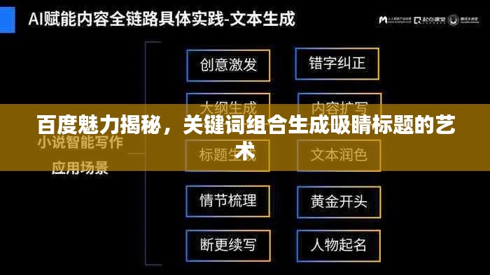 百度魅力揭秘，关键词组合生成吸睛标题的艺术