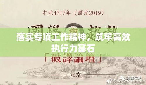 落实专项工作精神，筑牢高效执行力基石