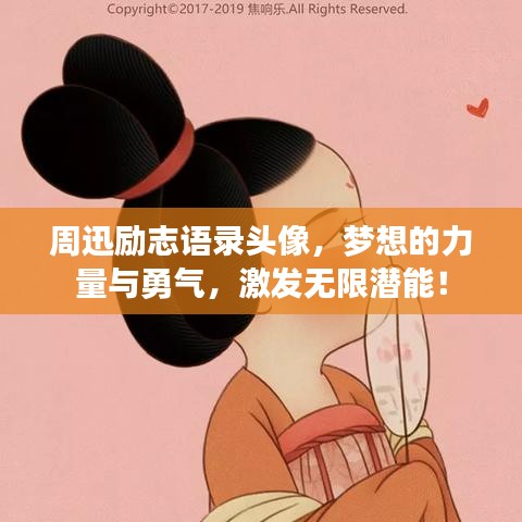 周迅励志语录头像，梦想的力量与勇气，激发无限潜能！