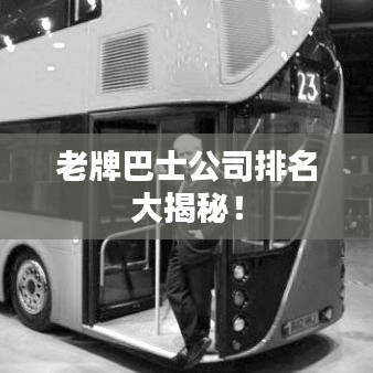 老牌巴士公司排名大揭秘！
