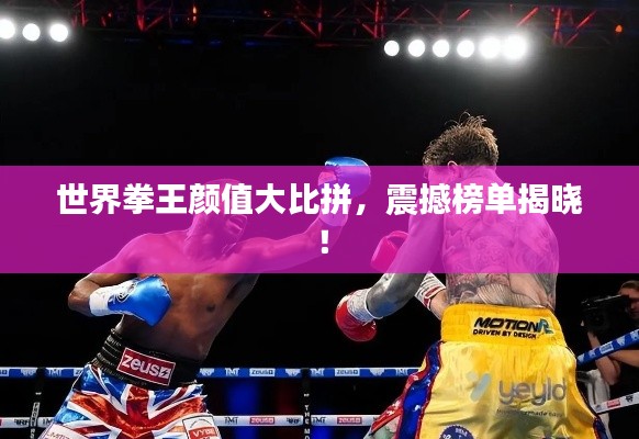 世界拳王颜值大比拼，震撼榜单揭晓！