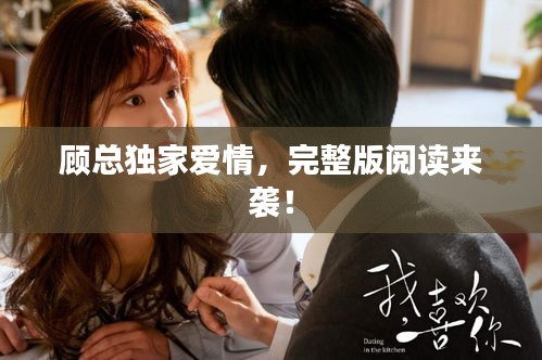 顾总独家爱情，完整版阅读来袭！