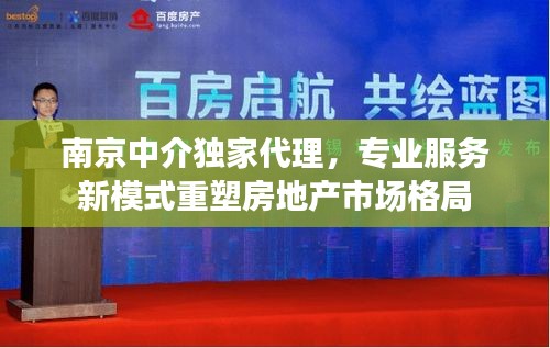 南京中介独家代理，专业服务新模式重塑房地产市场格局