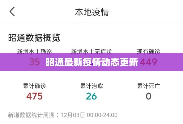昭通最新疫情动态更新
