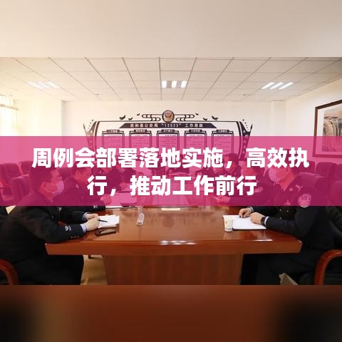 周例会部署落地实施，高效执行，推动工作前行